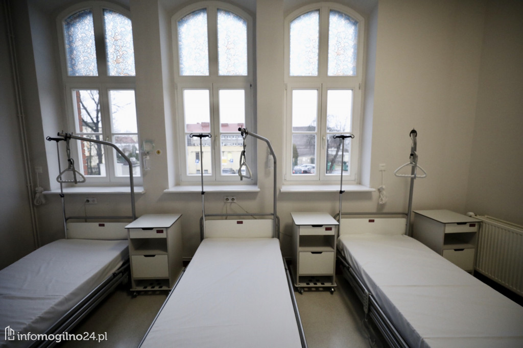 Nowo wyremontowany oddziału wewnętrznego w szpitalu powiatowym w Mogilnie