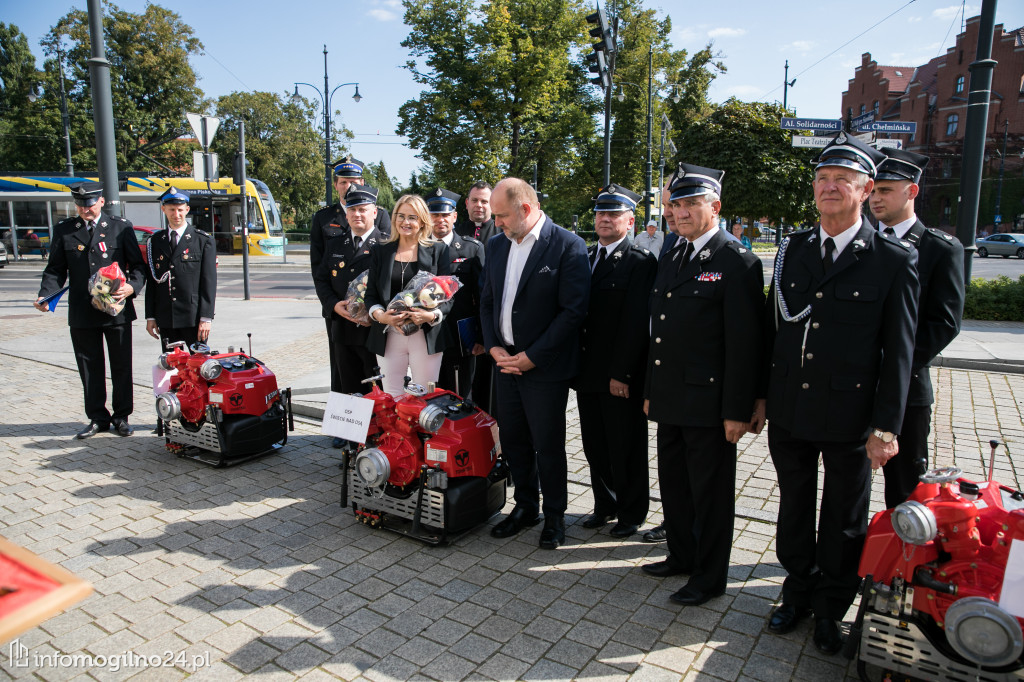 Motopompa trafi do jednostki OSP Gębice