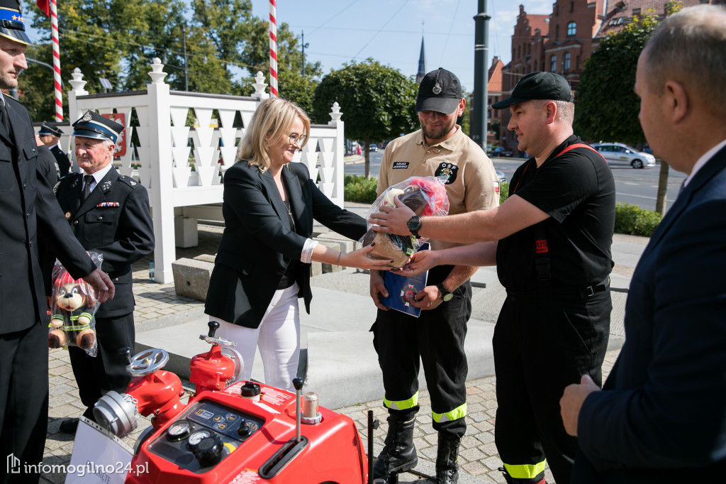 Motopompa trafi do jednostki OSP Gębice