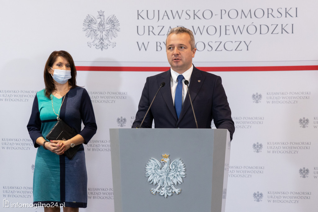  Gminy powiatu mogileńskiego z rządowymi dotacjami