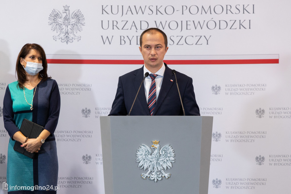  Gminy powiatu mogileńskiego z rządowymi dotacjami