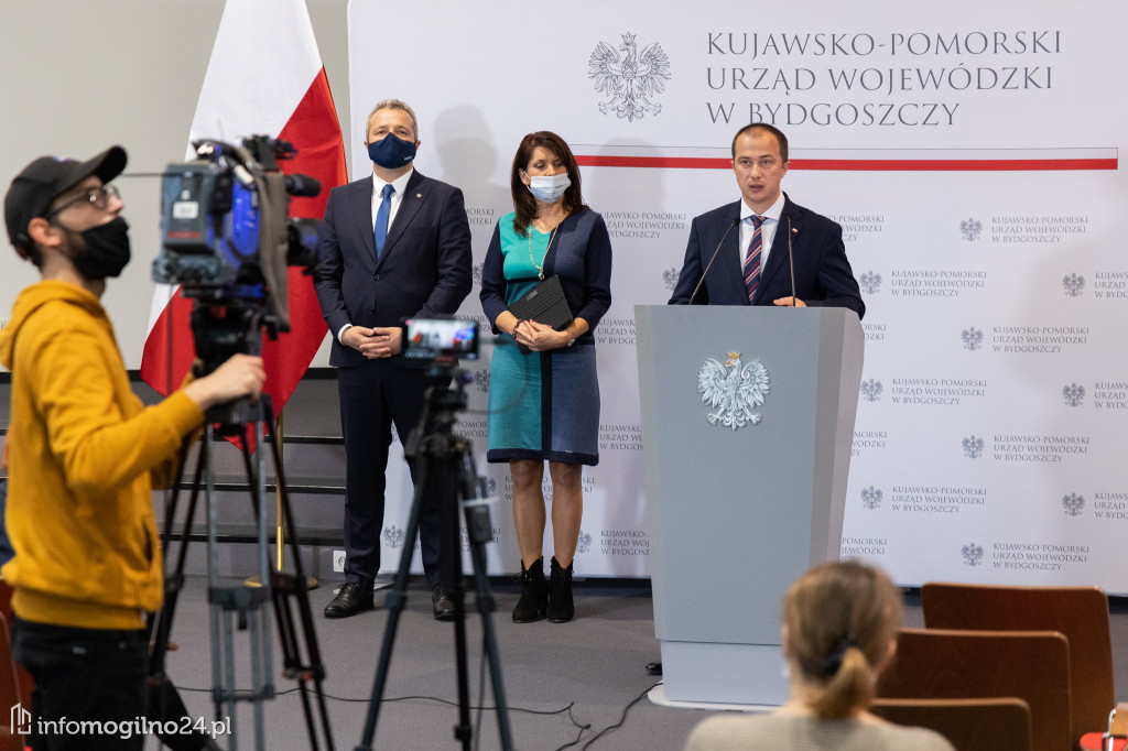  Gminy powiatu mogileńskiego z rządowymi dotacjami