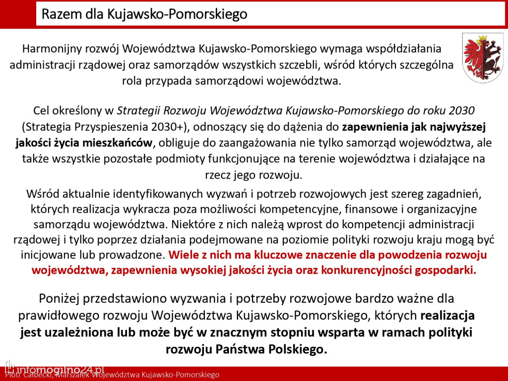 26 potrzeb i wyzwań rozwojowych. Jakie w powiecie mogileńskim?