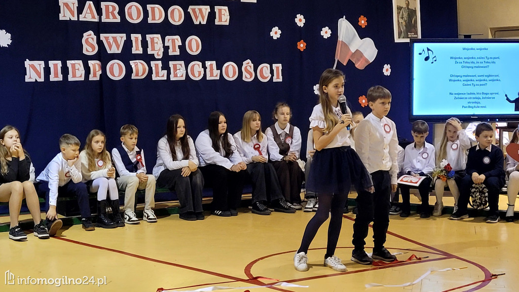 Gębice: Wieczornica patriotyczna w Szkole Podstawowej im. T. Kościuszki