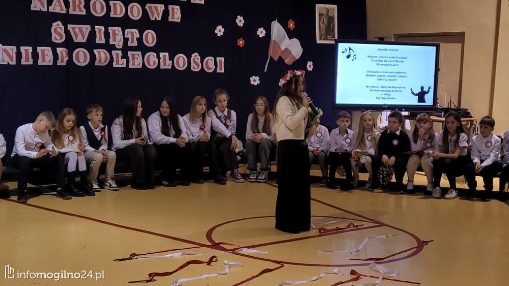 Gębice: Wieczornica patriotyczna w Szkole Podstawowej im. T. Kościuszki