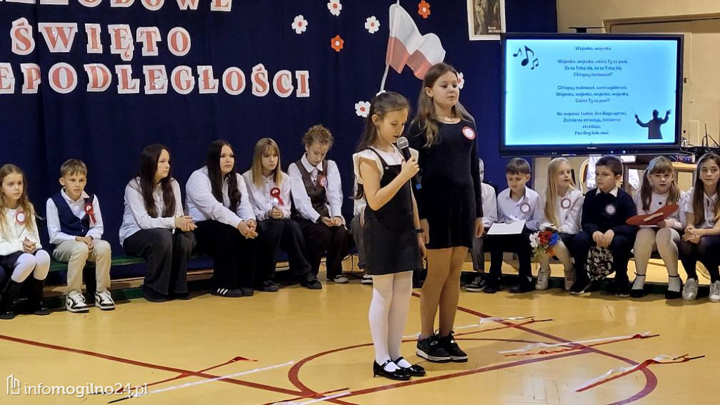 Gębice: Wieczornica patriotyczna w Szkole Podstawowej im. T. Kościuszki