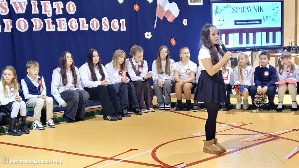 Gębice: Wieczornica patriotyczna w Szkole Podstawowej im. T. Kościuszki