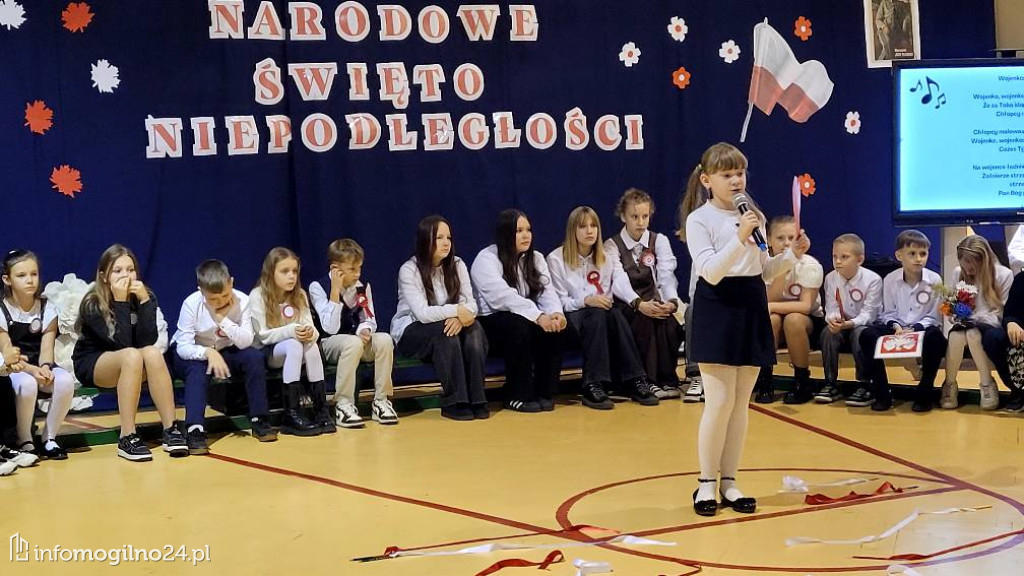 Gębice: Wieczornica patriotyczna w Szkole Podstawowej im. T. Kościuszki