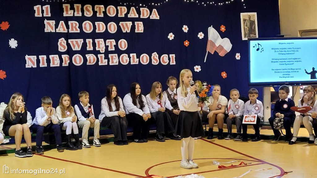 Gębice: Wieczornica patriotyczna w Szkole Podstawowej im. T. Kościuszki