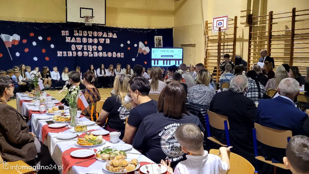 Gębice: Wieczornica patriotyczna w Szkole Podstawowej im. T. Kościuszki
