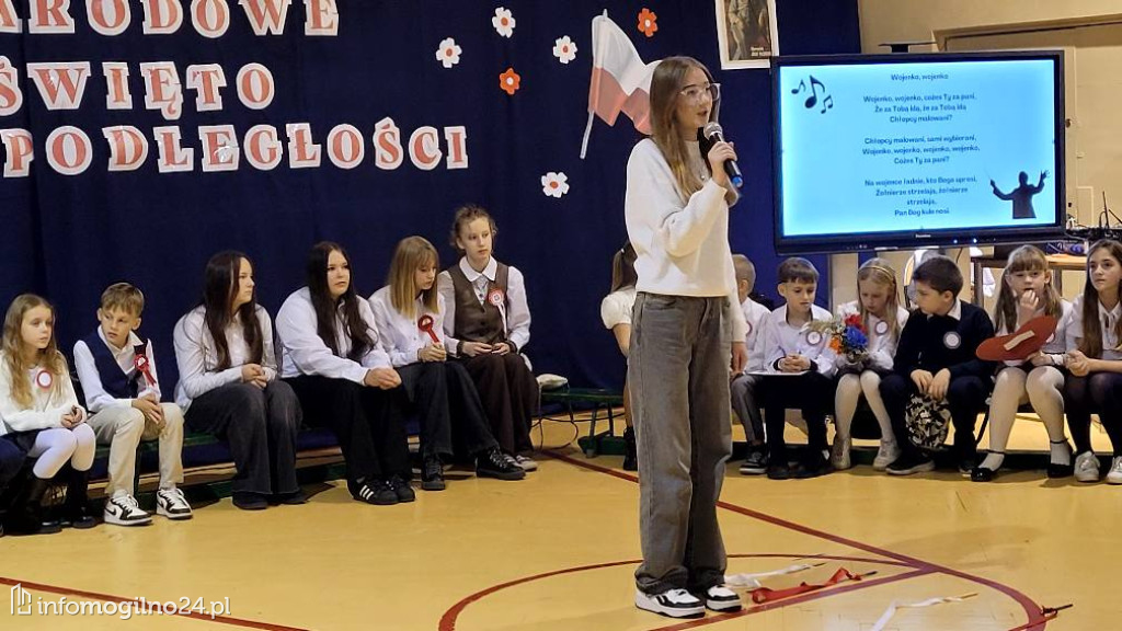 Gębice: Wieczornica patriotyczna w Szkole Podstawowej im. T. Kościuszki