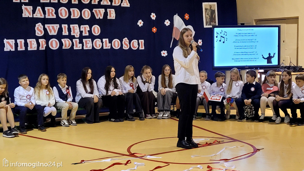 Gębice: Wieczornica patriotyczna w Szkole Podstawowej im. T. Kościuszki