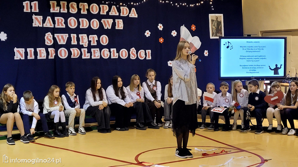 Gębice: Wieczornica patriotyczna w Szkole Podstawowej im. T. Kościuszki