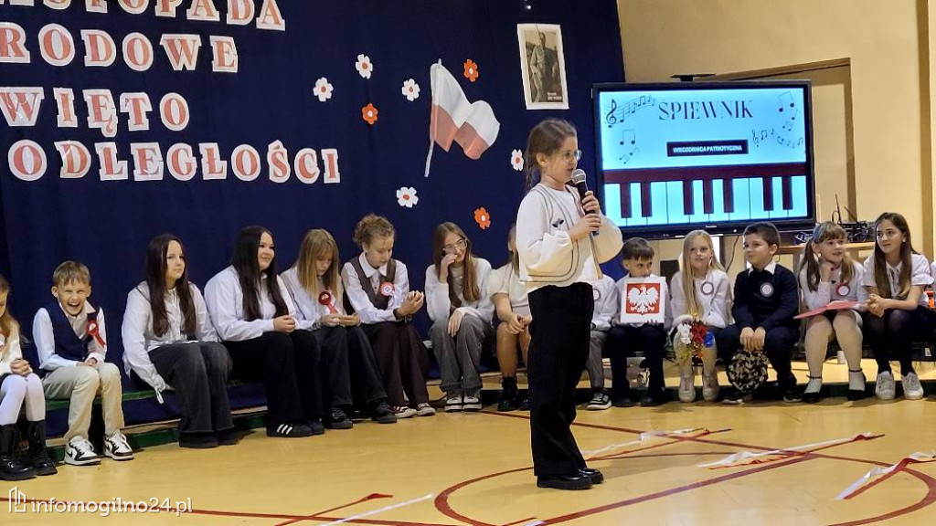 Gębice: Wieczornica patriotyczna w Szkole Podstawowej im. T. Kościuszki