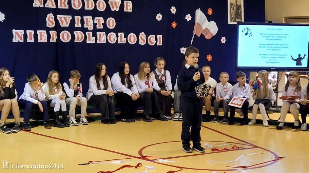 Gębice: Wieczornica patriotyczna w Szkole Podstawowej im. T. Kościuszki
