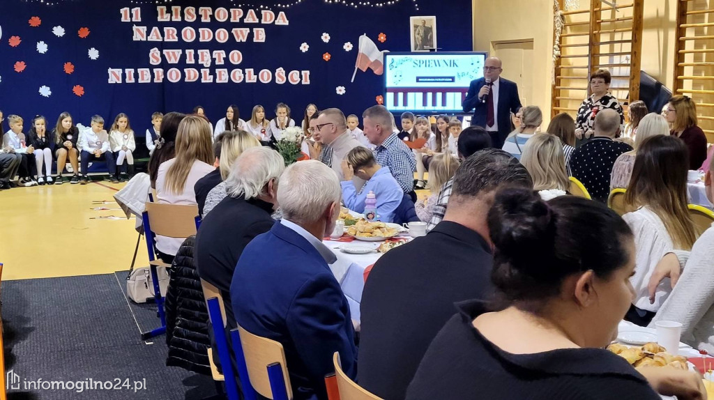 Gębice: Wieczornica patriotyczna w Szkole Podstawowej im. T. Kościuszki