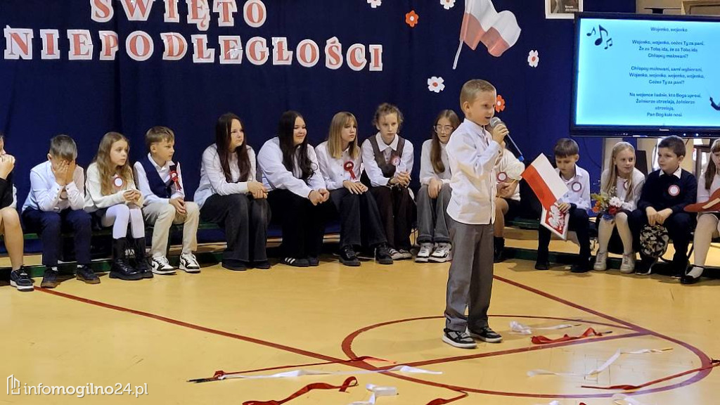 Gębice: Wieczornica patriotyczna w Szkole Podstawowej im. T. Kościuszki