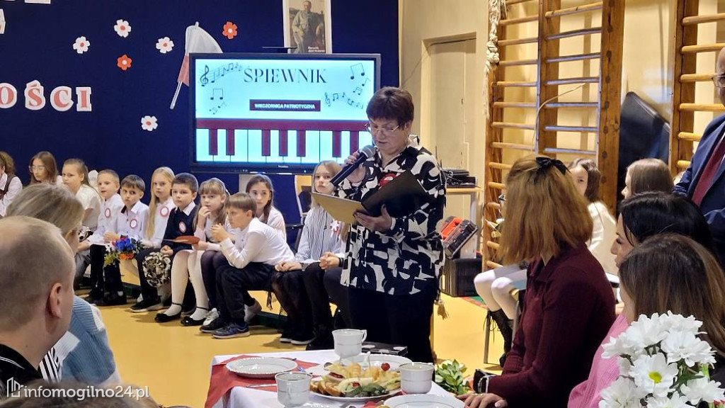 Gębice: Wieczornica patriotyczna w Szkole Podstawowej im. T. Kościuszki