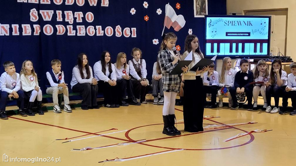 Gębice: Wieczornica patriotyczna w Szkole Podstawowej im. T. Kościuszki