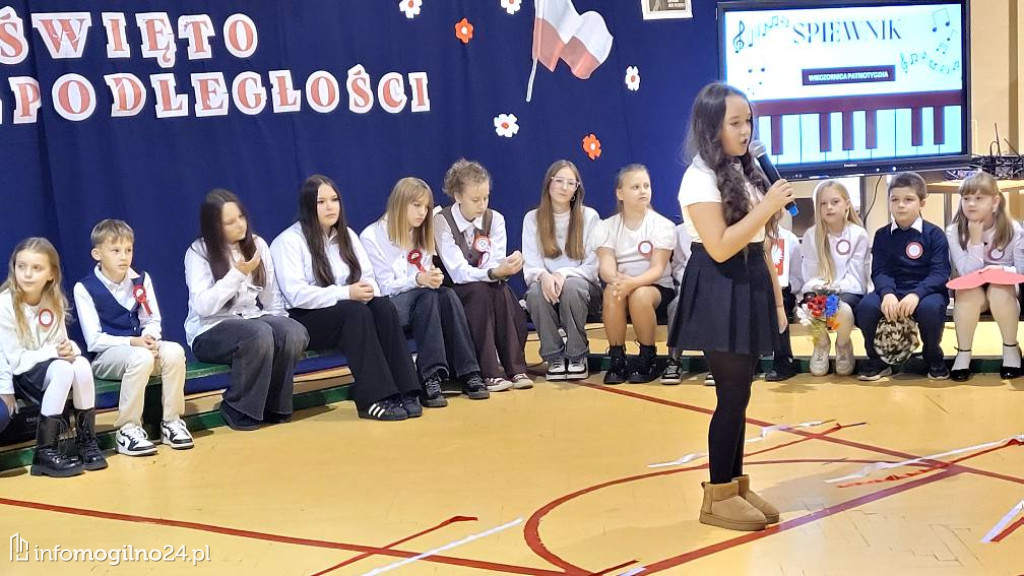 Gębice: Wieczornica patriotyczna w Szkole Podstawowej im. T. Kościuszki