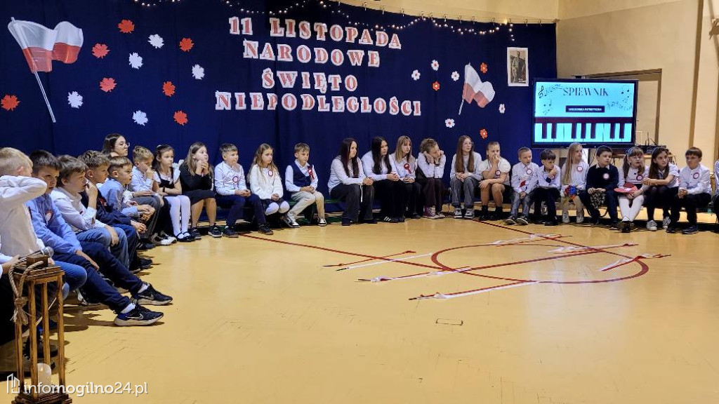 Gębice: Wieczornica patriotyczna w Szkole Podstawowej im. T. Kościuszki