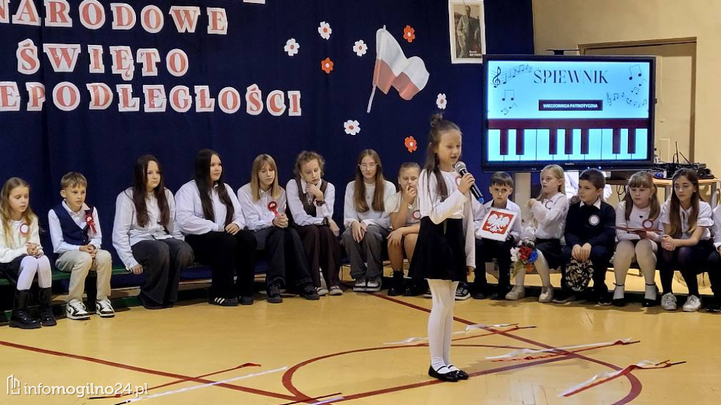 Gębice: Wieczornica patriotyczna w Szkole Podstawowej im. T. Kościuszki