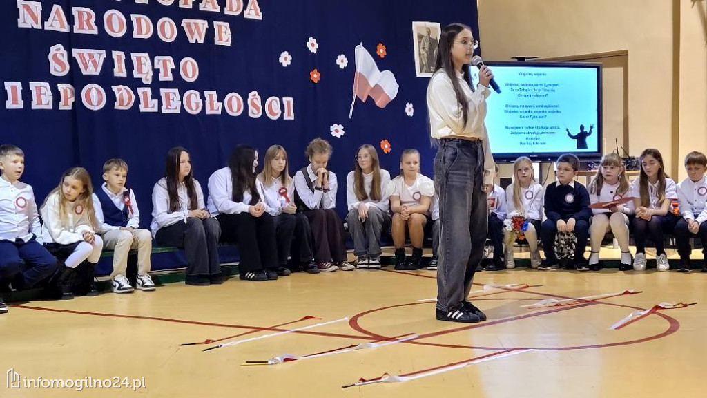 Gębice: Wieczornica patriotyczna w Szkole Podstawowej im. T. Kościuszki