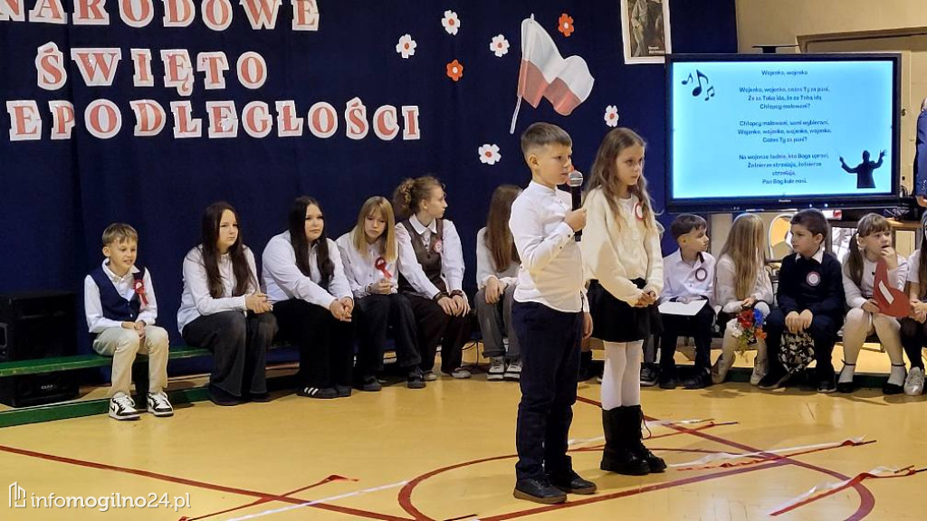 Gębice: Wieczornica patriotyczna w Szkole Podstawowej im. T. Kościuszki