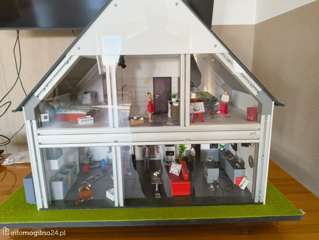 Nowe symulatory zagrożeń w KP PSP w Mogilnie