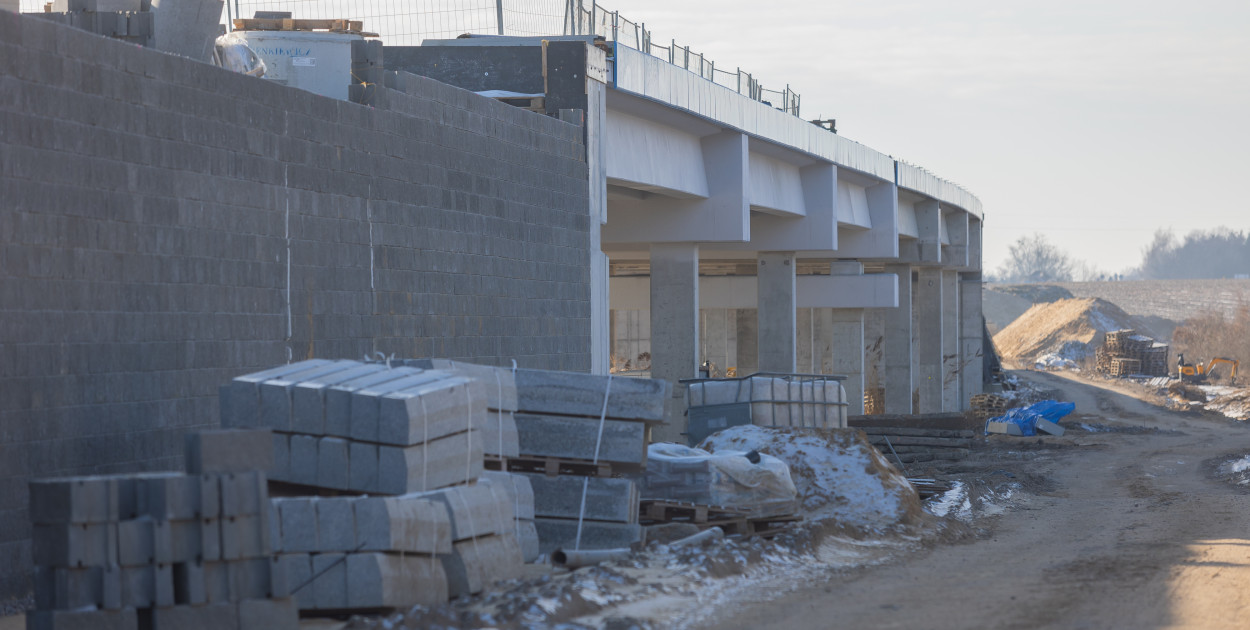 Budowa obwodnicy Mogilna w trakcie