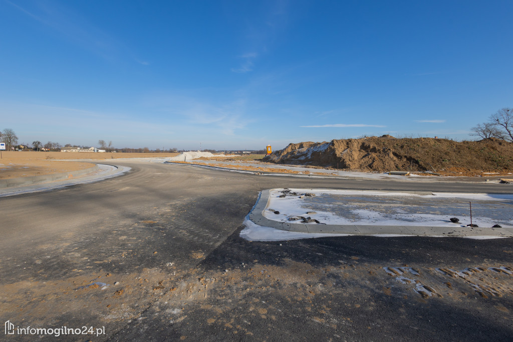 Budowa obwodnicy Mogilna w trakcie