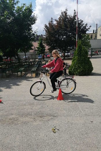Zdobywali umiejętności jazdy na rowerze w Szkole Podstawowej nr 2 w Mogilnie-79