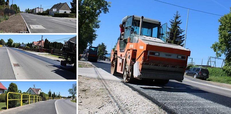  Prace związane z przebudową drogi Niestronno-Mogilno zbliżają się do końca - 6123