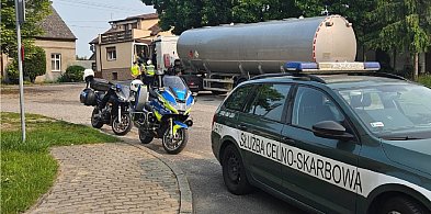 Wspólne działania policjantów i funkcjonariuszy celno-skarbowych w Mogilnie-9341