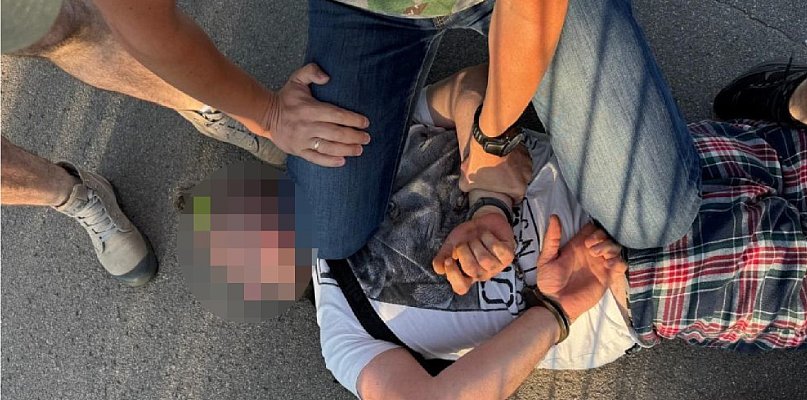 Na filmikach groził policjantom z Mogilna. Teraz spotka go kara - 9530