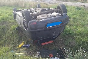 Na DK 62 dachowało auto osobowe-9746