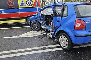 Zderzenie dwóch samochodów osobowych  na drodze do Strzelna [FOTO]-176