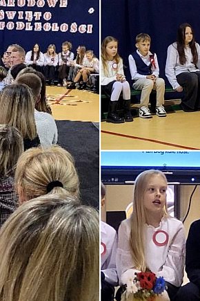 Gębice: Wieczornica patriotyczna w Szkole Podstawowej im. T. Kościuszki-179