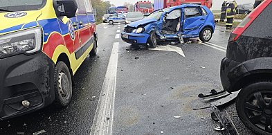 Zderzenie dwóch samochodów osobowych  na drodze do Strzelna [FOTO]-10265