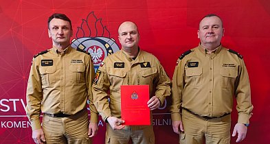 Mogilno. Strażak KP PSP udzielił pomocy poszkodowanym poza służbą-10618