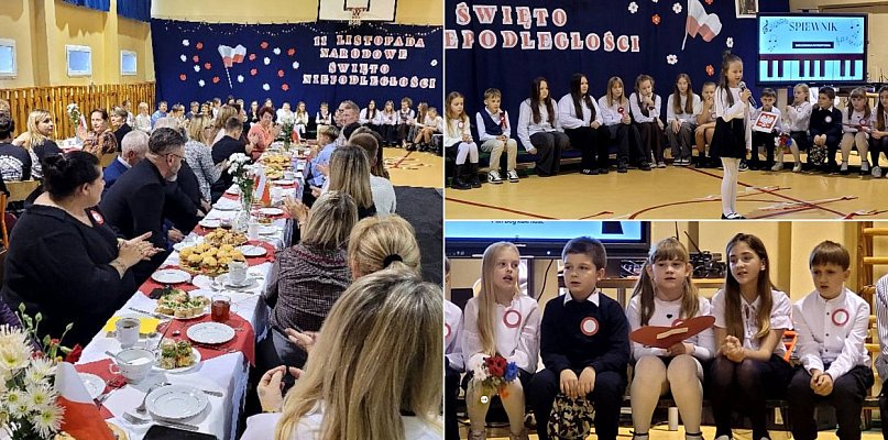 Gębice: Wieczornica patriotyczna w Szkole Podstawowej im. T. Kościuszki - 10319