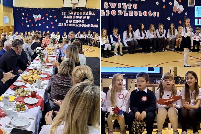 Gębice: Wieczornica patriotyczna w Szkole Podstawowej im. T. Kościuszki